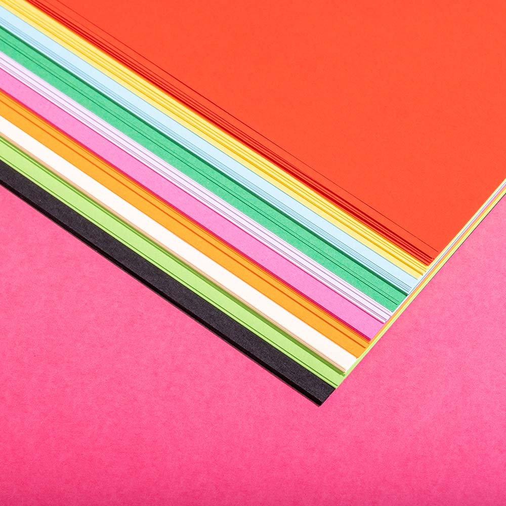 Carton color A4 100 coli 10 culori 120g/mp Daco [2]