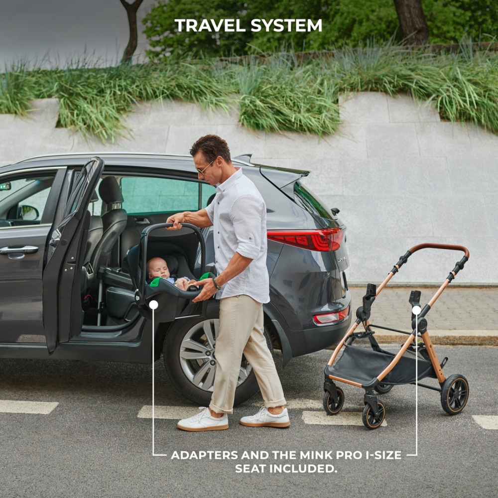 CARUCIOR KINDERKRAFT ESME, 3 IN 1, SAND BEIGE [11]