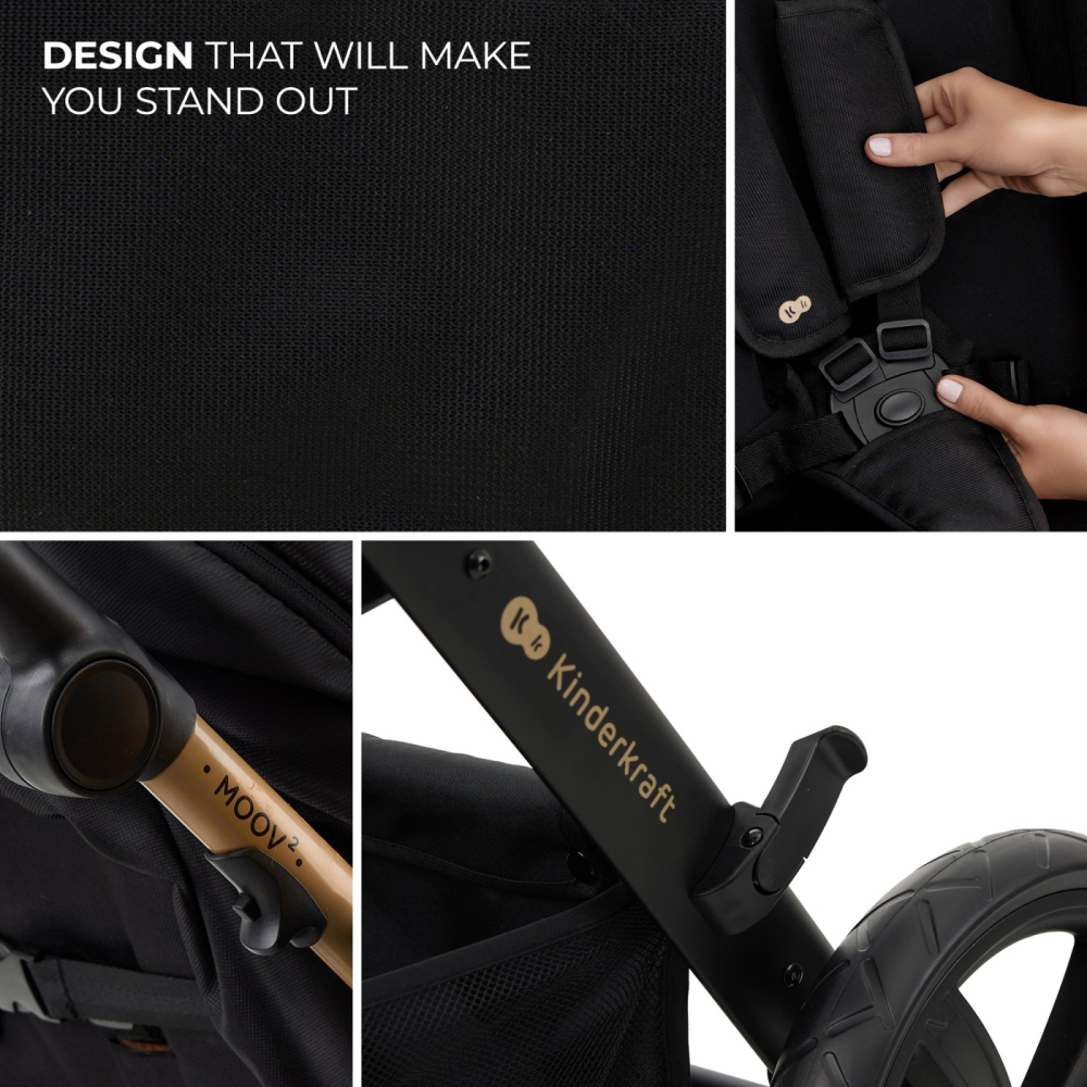 CARUCIOR MULTIFUNCTIONAL KINDERKRAFT MOOV 2 AIR 4IN1 PURE BLACK [4]