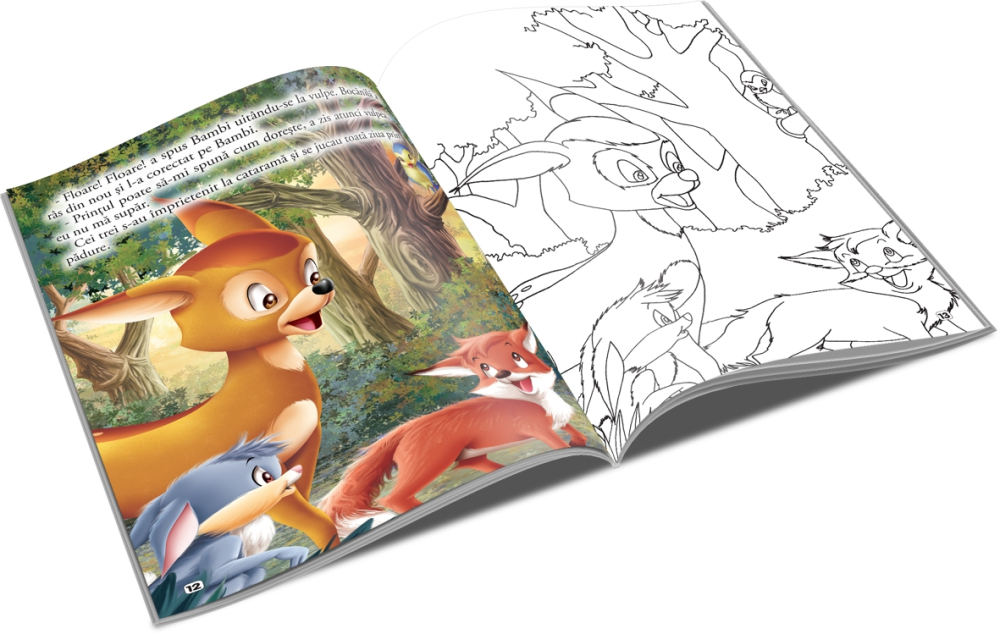 Bambi carte de colorat A5 [2]