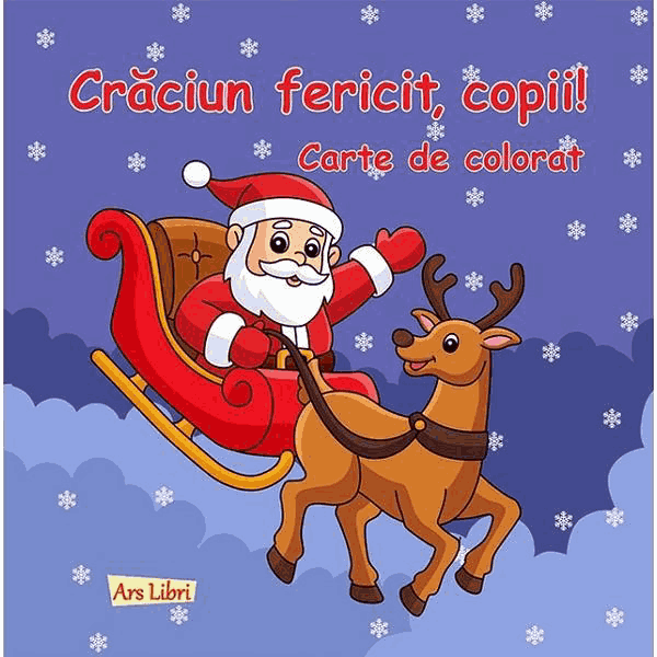 Carte de colorat - Craciun fericit, copii! [1]