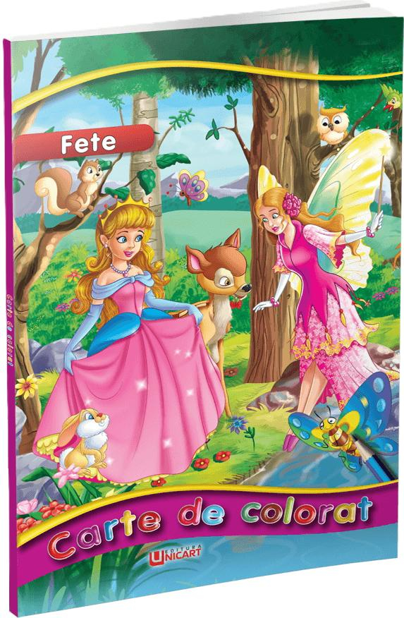 Fete – Carte de colorat [1]