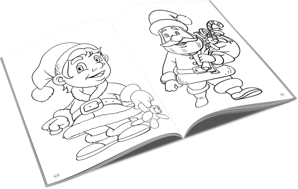 Mos Craciun Carte de colorat [2]