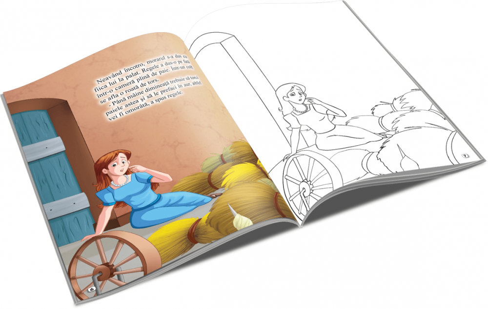 Rumpelstiltskin Povesti clasice Carte de colorat [2]