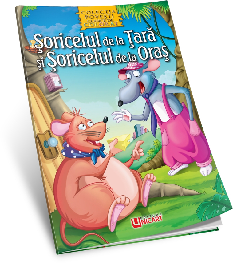 Soricelul de la tara si soricelul de la oras Carte de colorat [1]