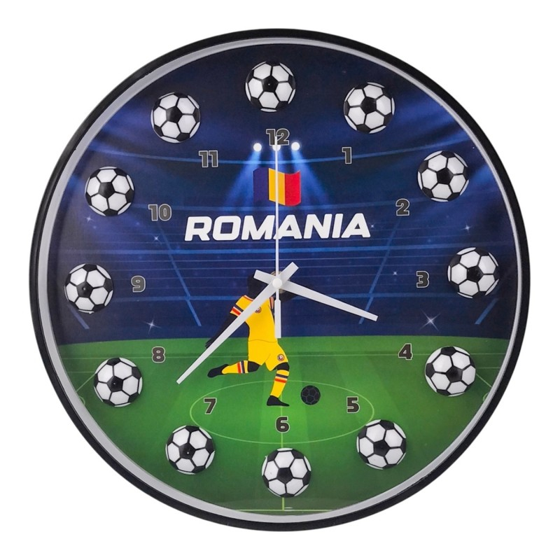Ceas cu fotbalist Romania 30 x 30 cm [2]