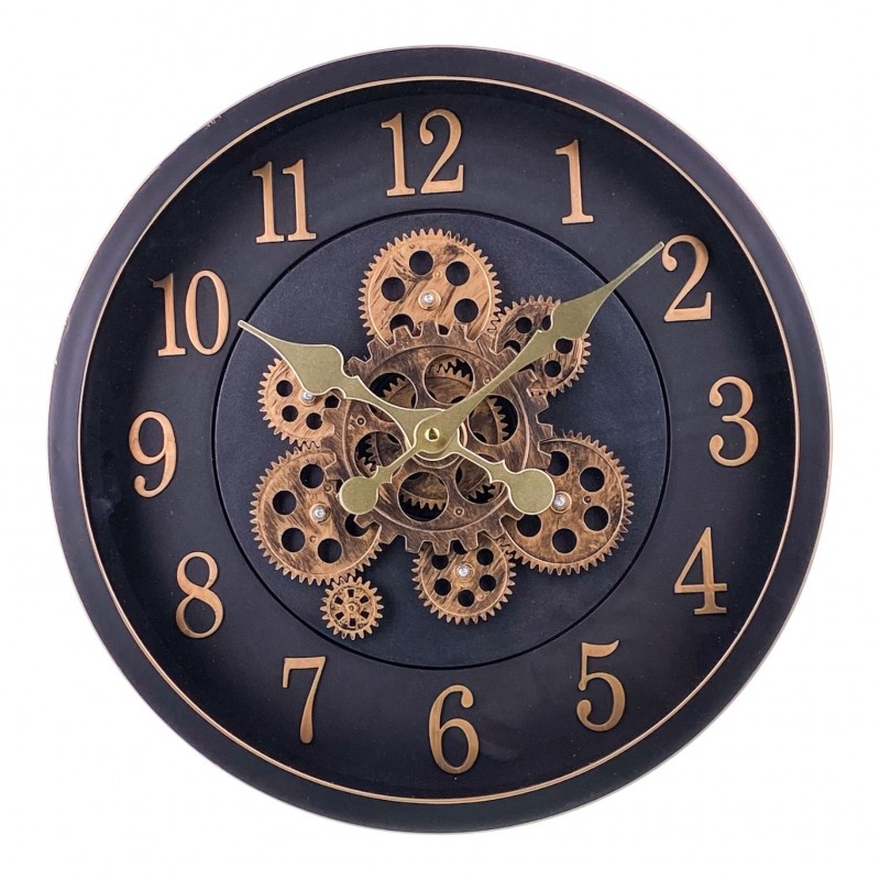 Ceas perete din plastic cu mecanisme 40 cm diverse culori [3]