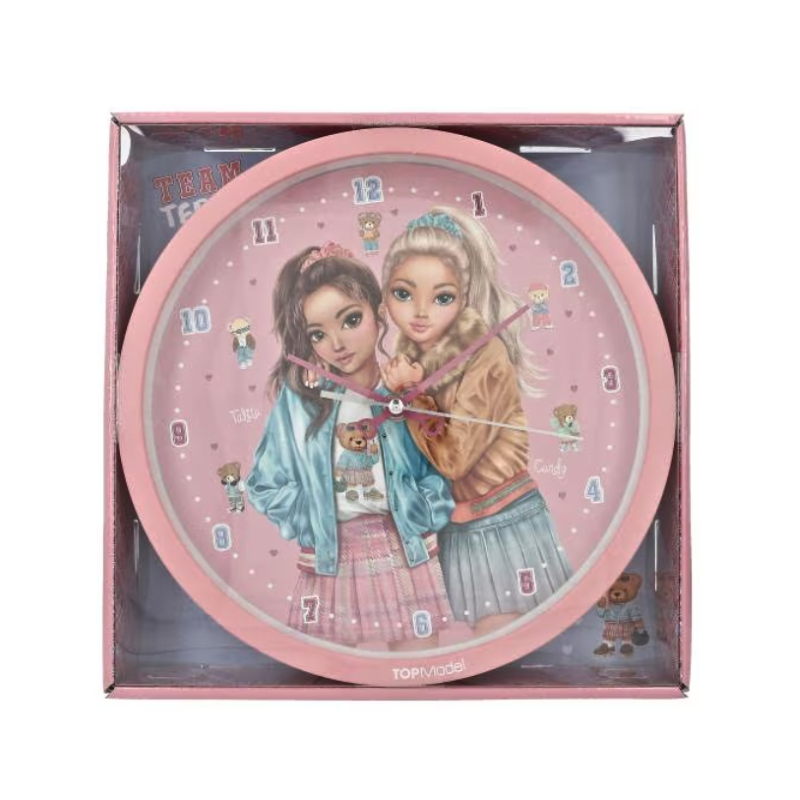 Ceas de perete Top Model roz fete [2]