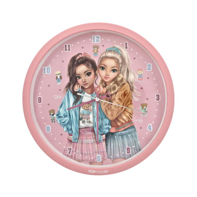 Ceas de perete Top Model roz fete [3]