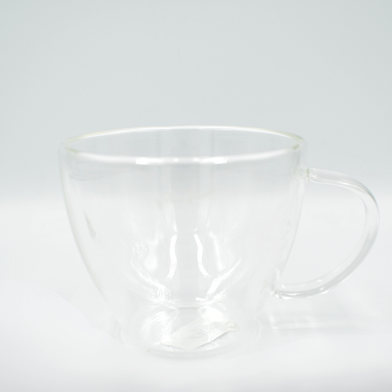 Ceasca de cafea cu pereti dublii din sticla 240ml [2]