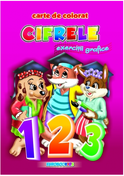 Cifrele – Carte de colorat. Exercitii grafice [1]