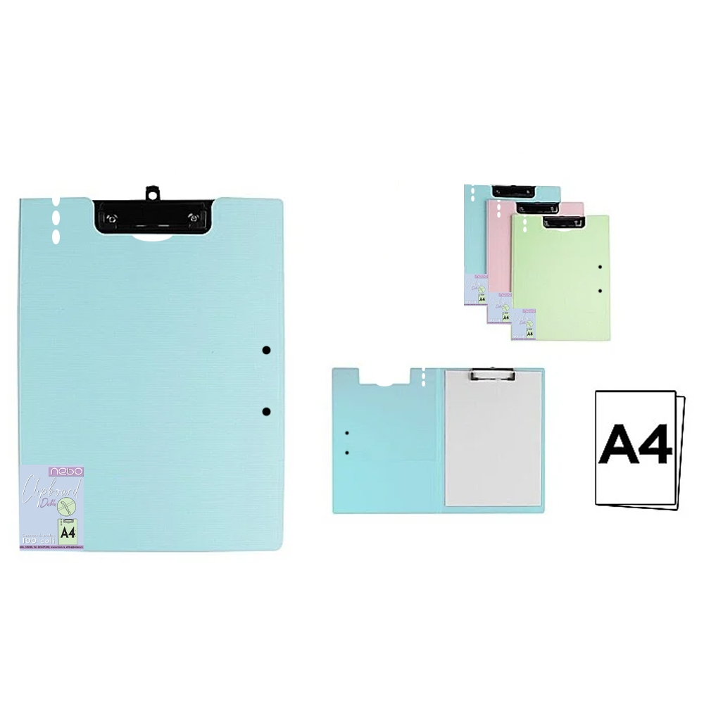 Clipboard A4 dublu culori pastel – Nebo [1]