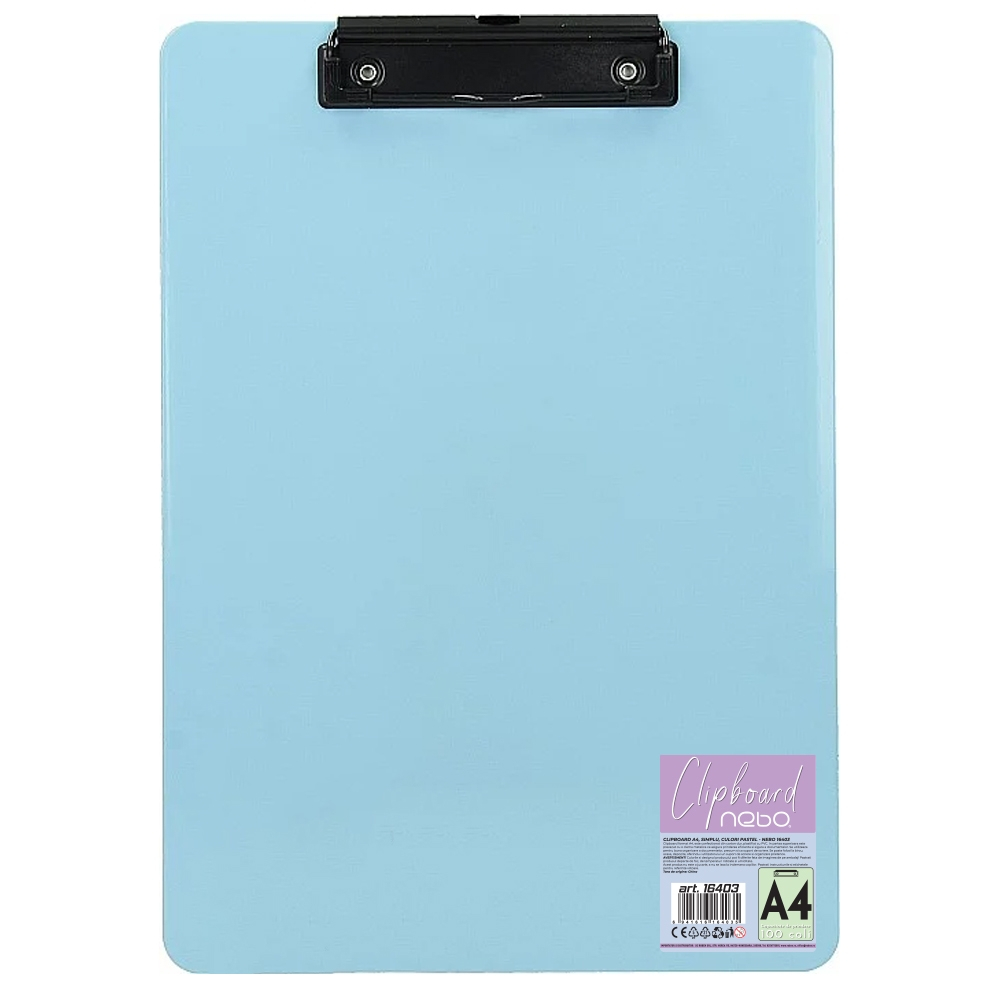 Clipboard A4 simplu culori pastel – Nebo [4]