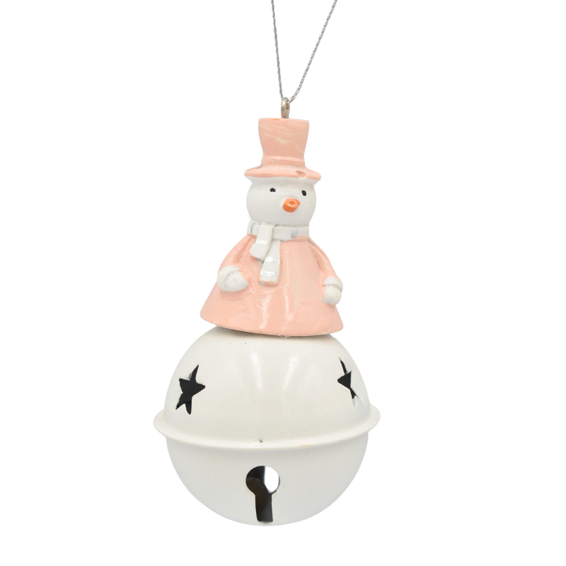 Figurina de agatat cu clopotel alb/roz diverse modele [1]