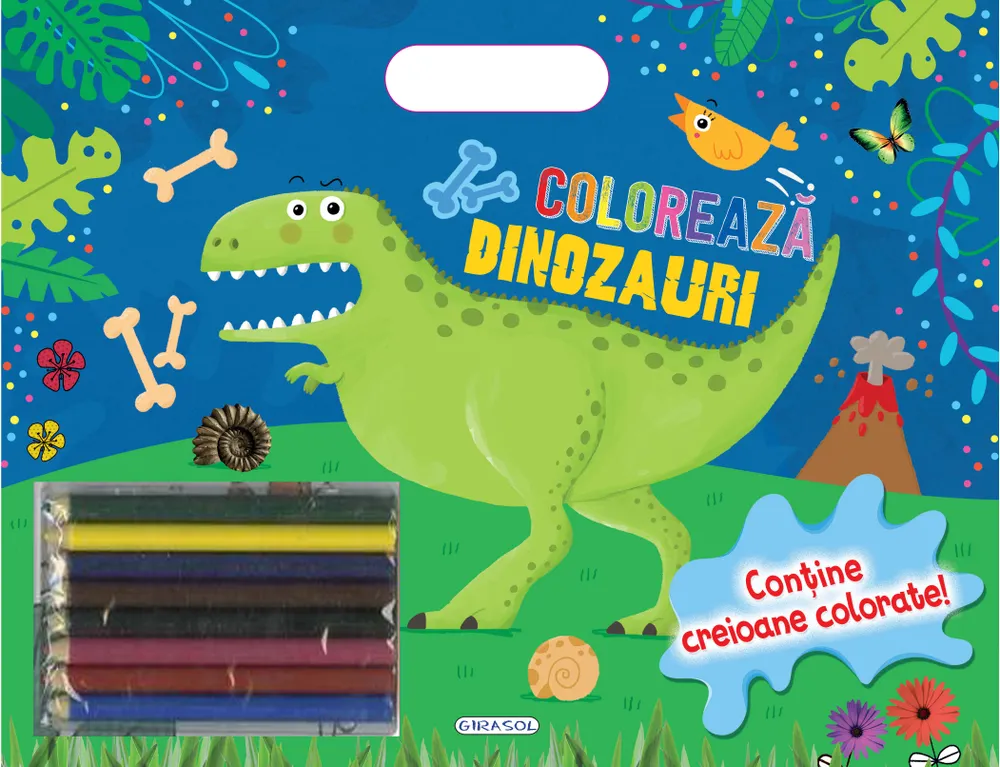 Coloreaza Dinozauri Creioane [1]