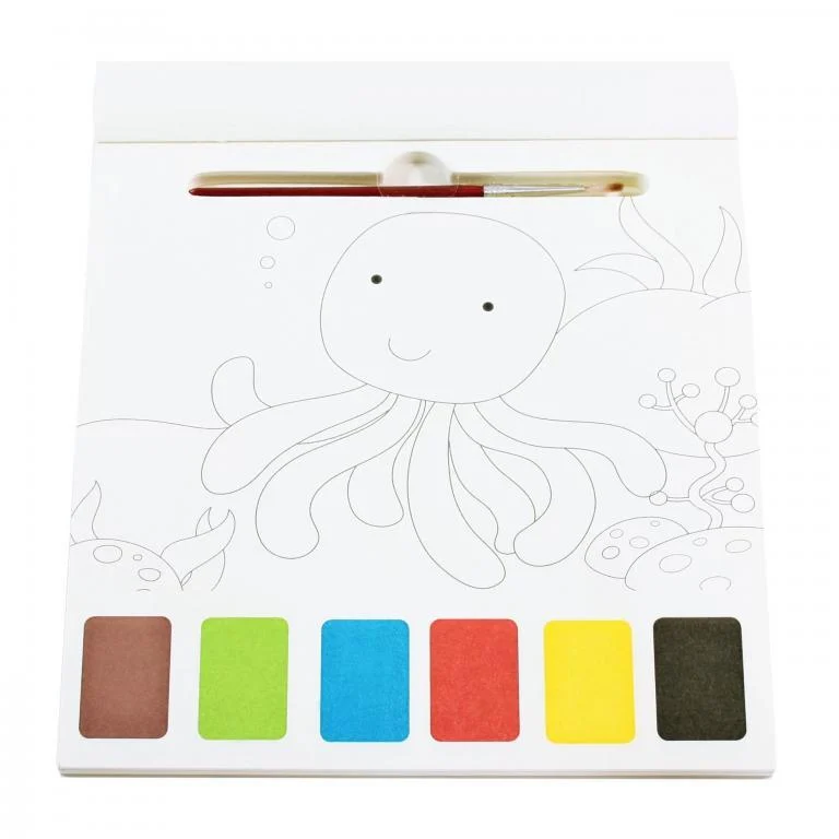 Carte de colorat cu acuarele Ocean [2]