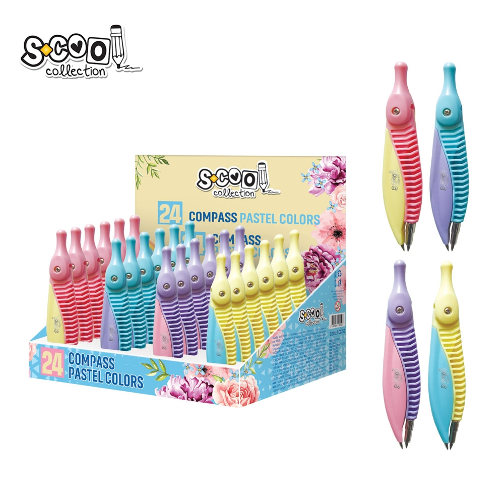 Compas pastel + rezerva mina 12.2 cm S Cool [2]