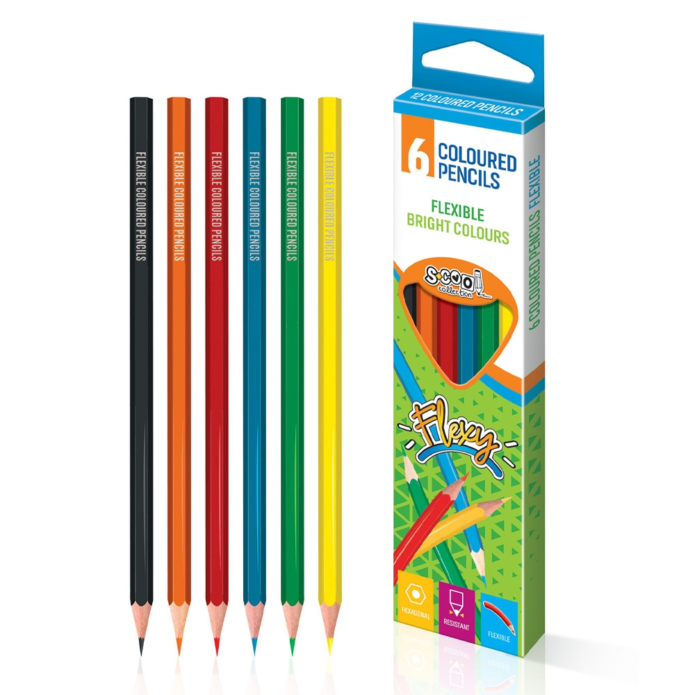 Creioane color flexibile 6/set S-Cool [1]