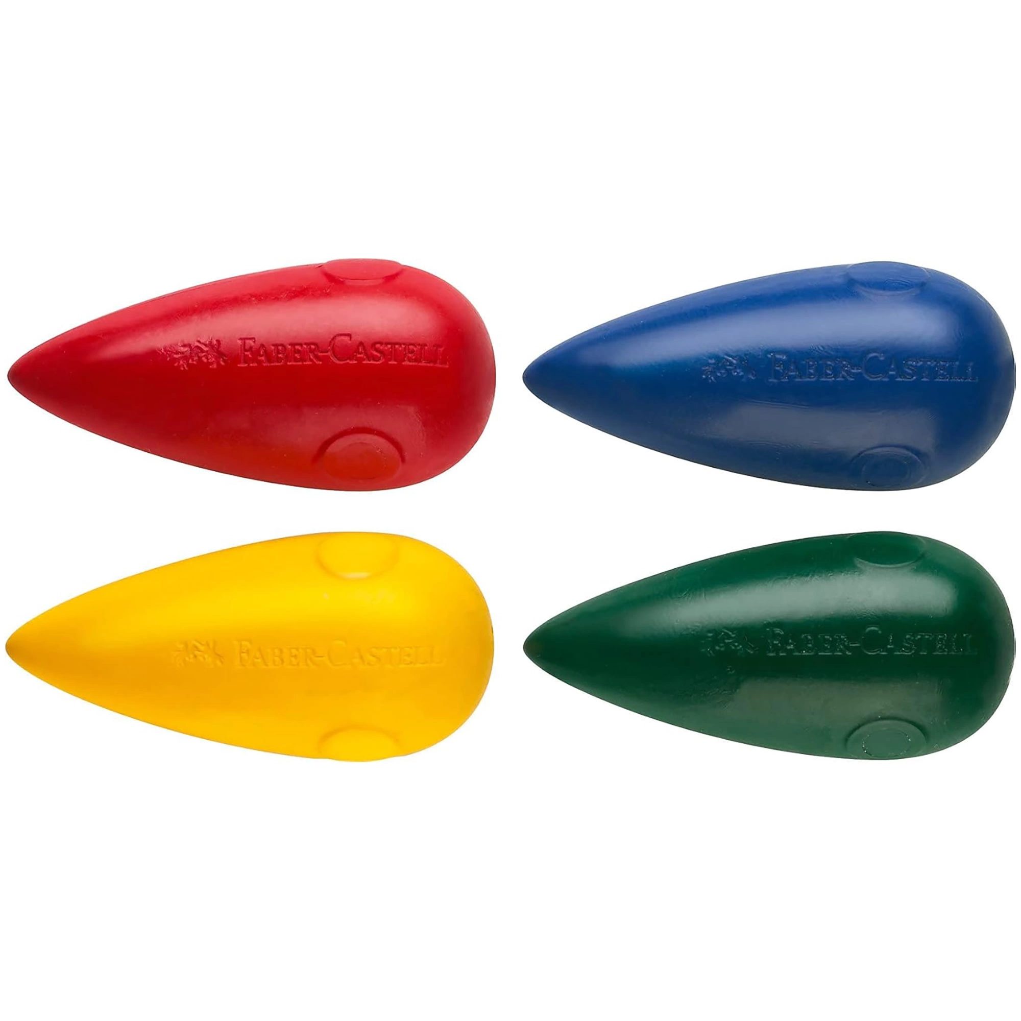 Creioane cerate tip bulb Faber-Castell 4 culori/set [3]