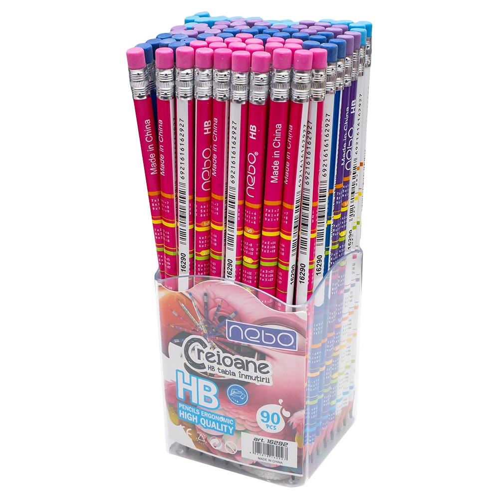 Creioane grafit HD Tabla Inmultirii Nebo modele diferite [3]