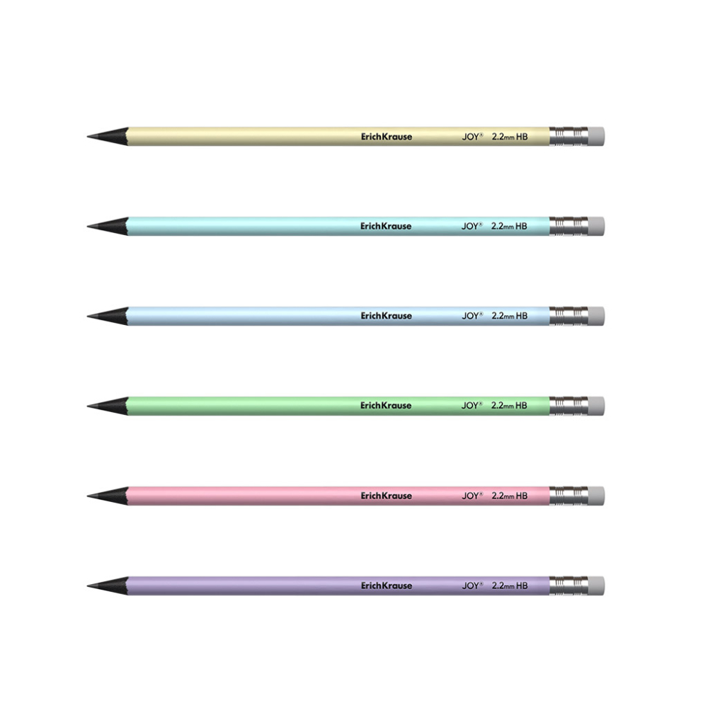 Creion cu radiera graphite corp pastel Erich Krause [2]