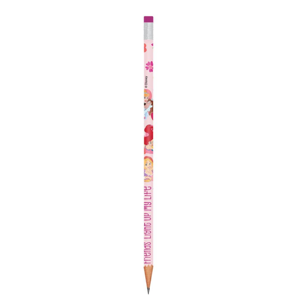 Creion grafit Diakakis HB cu radiera Disney Princess diverse modele [3]