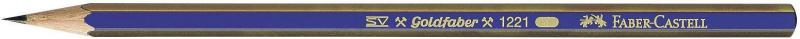 Creion grafit 3B fara radiera Goldfaber Faber-Castell [2]