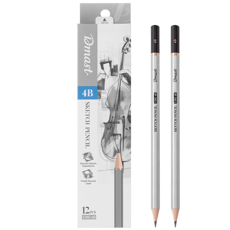 Creion grafit C392 4B DMast by Pebeo [2]