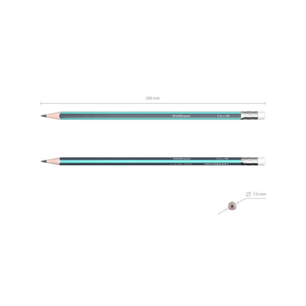 Creion grafit cu radiera sonata ErichKrause [4]