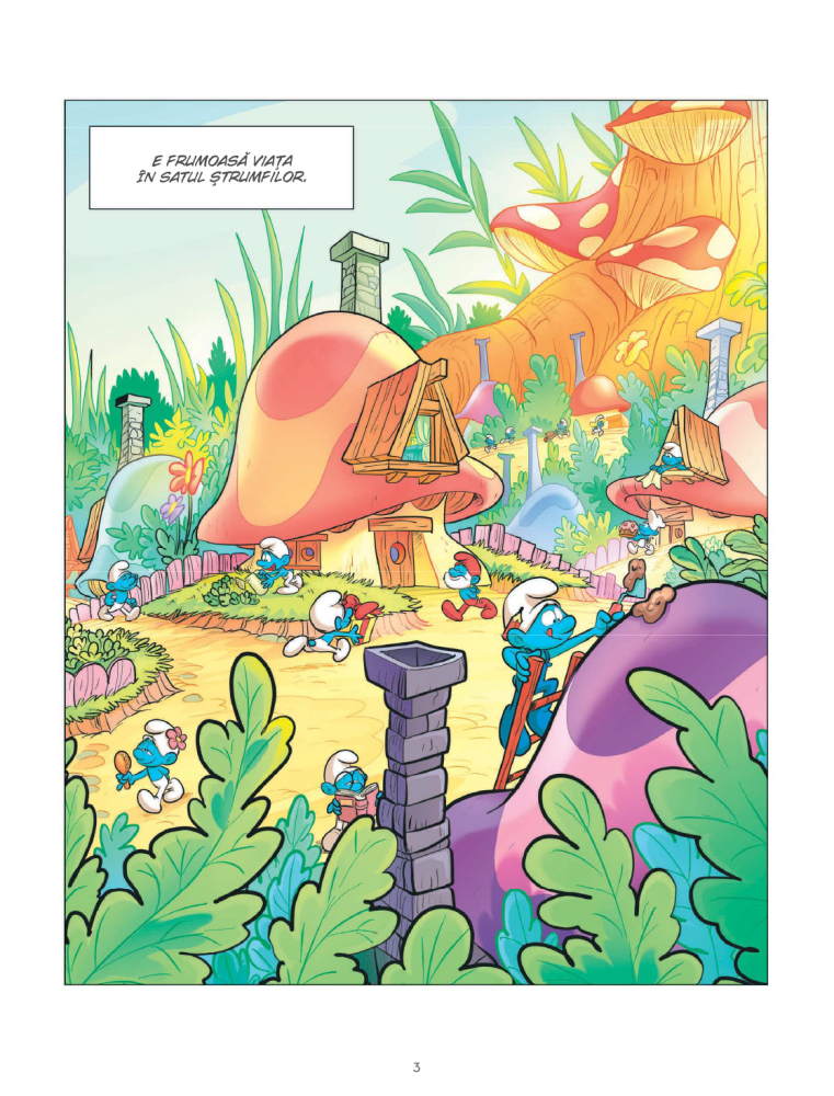 Crestem cu strumfii. Volumul 1: Strumful caruia ii era frica de intuneric - Falzar, Thierry Culliford [3]