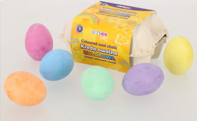 Creta Strigo colorata ovala 6 culori in cofraj [4]
