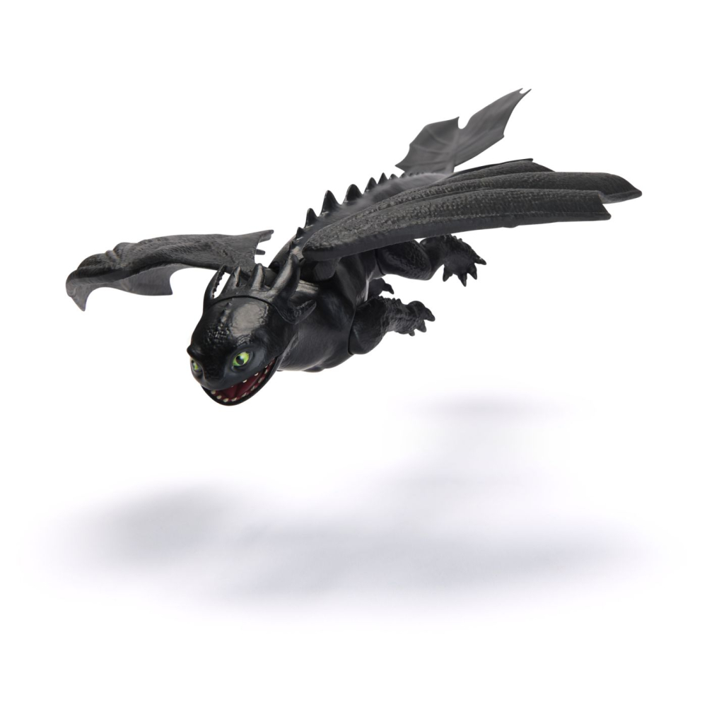 CUM SA ITI DRESEZI DRAGONUL FIGURINA DRAGON TOOTHLESS CU ARIPI MOBILE 20CM [5]