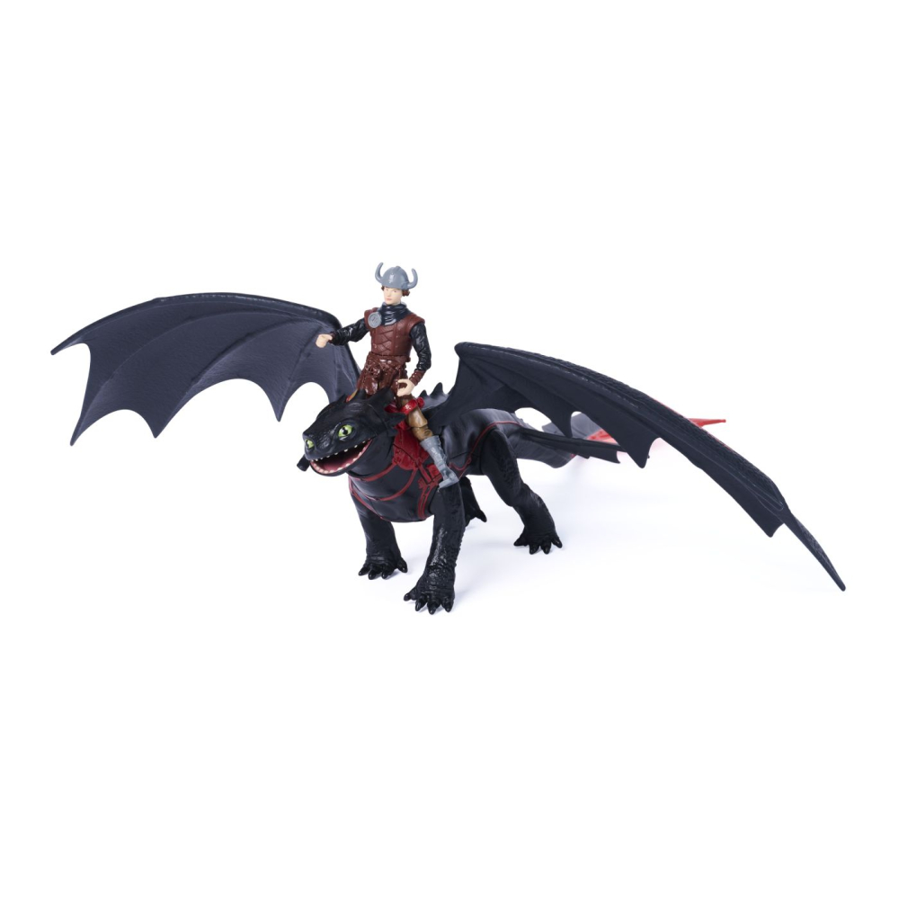 CUM SA ITI DRESEZI DRAGONUL INCERCAREA FLACARII SET DRAGON TOOTLESS SI FIGURINA HICCUP [3]