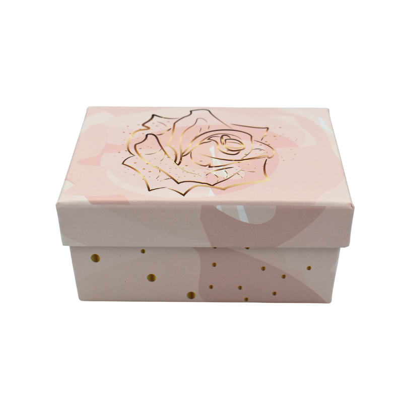 Cutie cadou roz dreptunghiulara 11.5x7.5x5.5 cm [1]