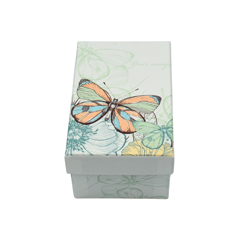 Cutie cadou dreptunghiulara fluturi 11.5x7.5x5.5 cm [1]