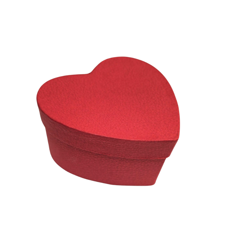 Cutie cadou rosie din carton tip piele 12 cm modele diferite [3]