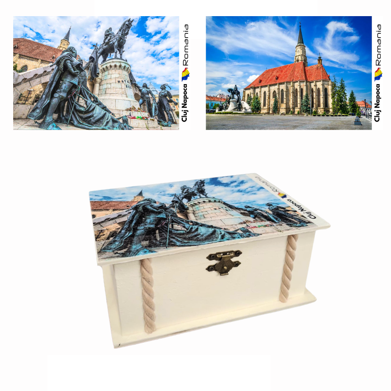 Cutie lemn personalizata 13 x 18 cm Cluj modele diferite [3]