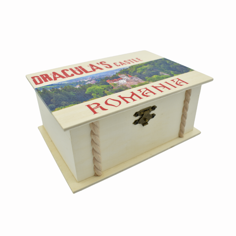 Cutie lemn personalizata 13 x 18 cm Dracula [3]