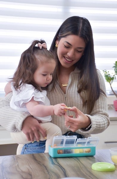 CUTIE SNACK 4 COMPARTIMENTE, MELII, BLUE [4]