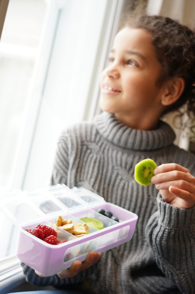 CUTIE SNACK 4 COMPARTIMENTE, MELII, ROZ [6]