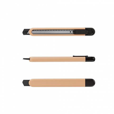 Cutter cu blocare automata ErichKrause Butterfly Pastel Bloom 9 mm culori diferite [5]