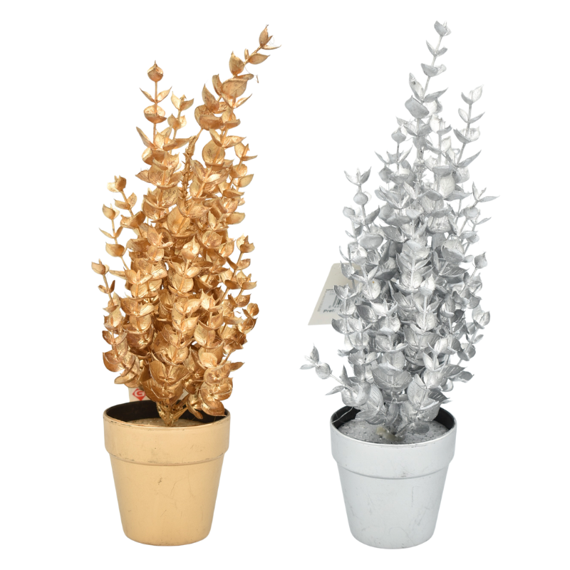 Aranjament decorativ 32 cm auriu/argintiu [1]