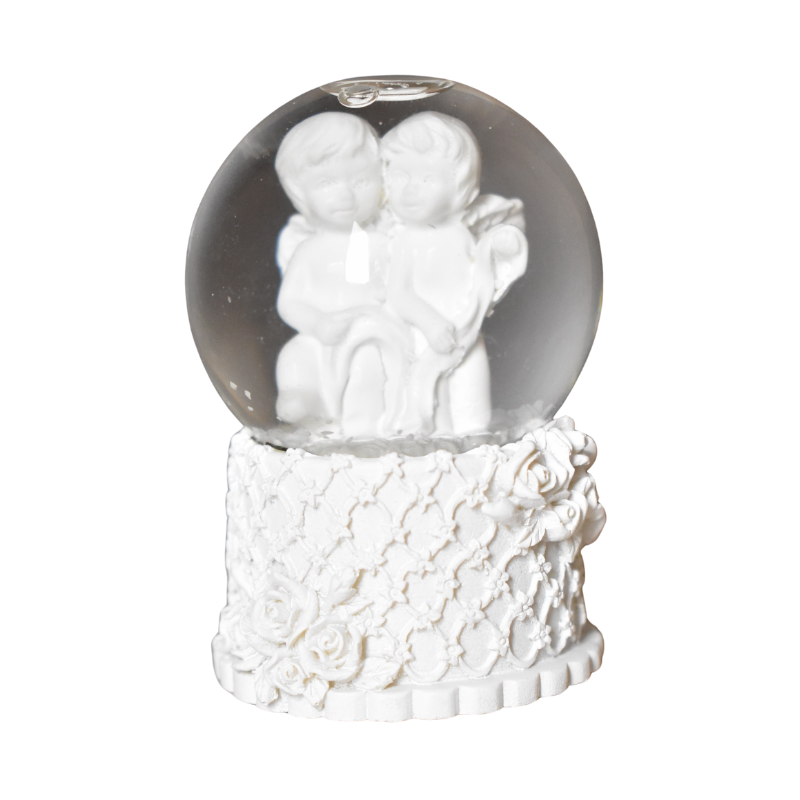 Glob de zapada cu lumina 4.5 cm alb [1]