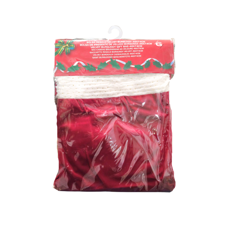 Decoratiune Craciun sacul Mosului 46x74cm [1]