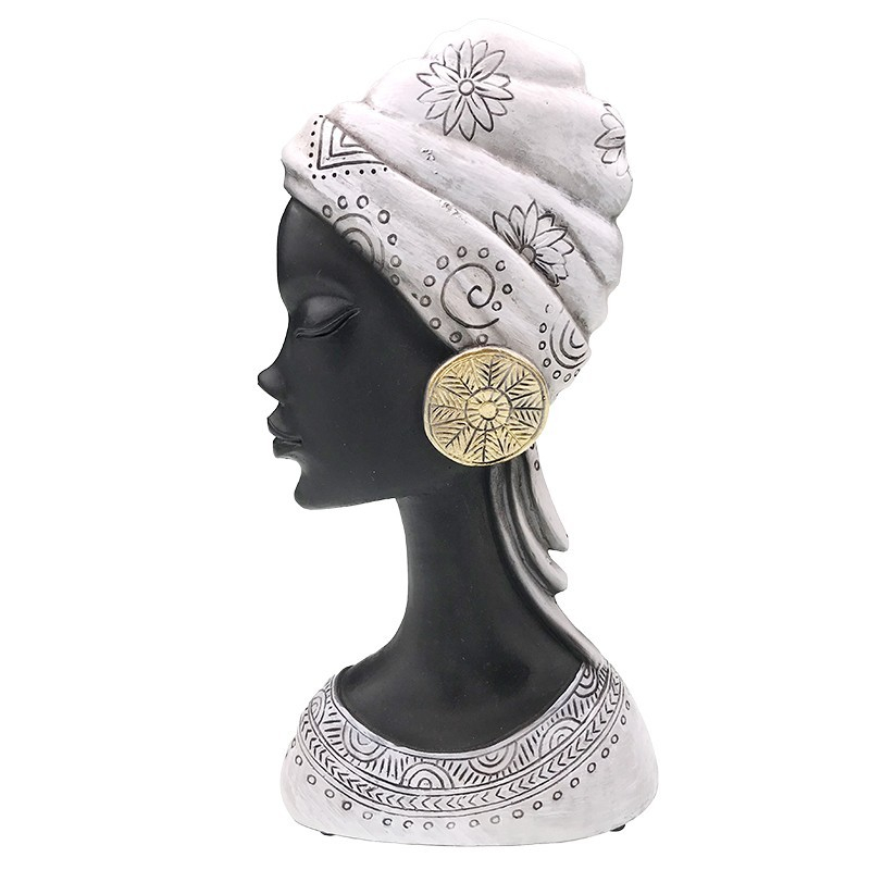 Statueta rasina 12x24 cm Femeie africana [3]