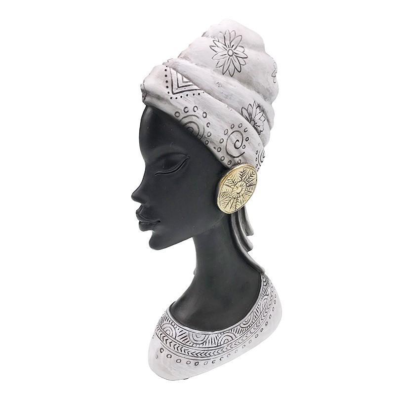 Statueta rasina 12x24 cm Femeie africana [2]