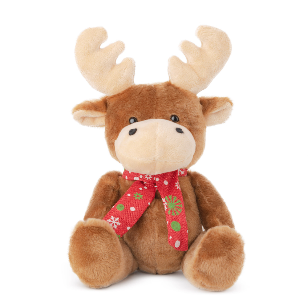 Jucarie de plus Ren maro cu esarfa 20 cm [1]