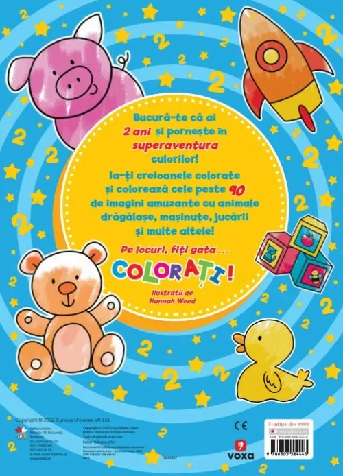 Desenele mele la 2 ani. Peste 90 de imagini de colorat - Hannah Wood [2]