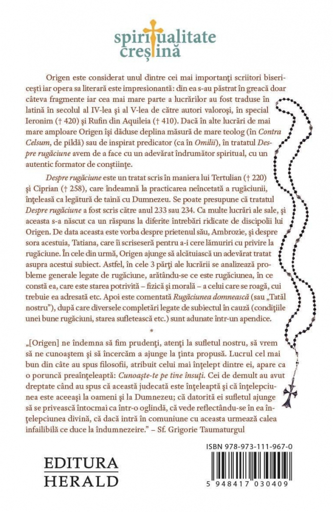 Despre rugaciune - Origen [3]