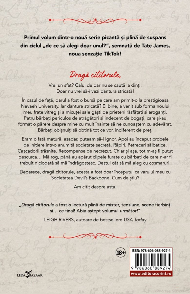 Draga cititorule - Tate James [2]